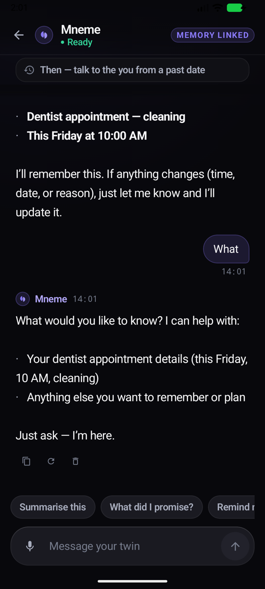 Mneme recalling the stored memory — Samsung Galaxy Ultra